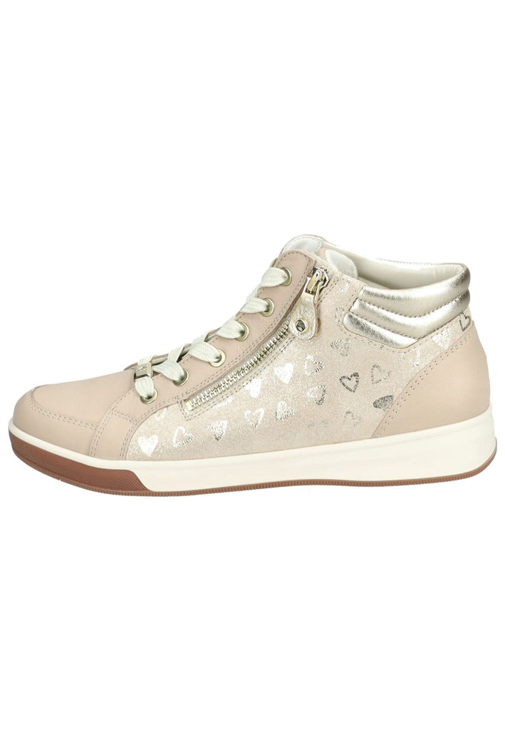 Sneaker ara Sneaker Leder Beige/Gold
