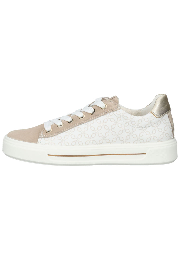 Sneaker ara Sneaker Leder Beige/Silber