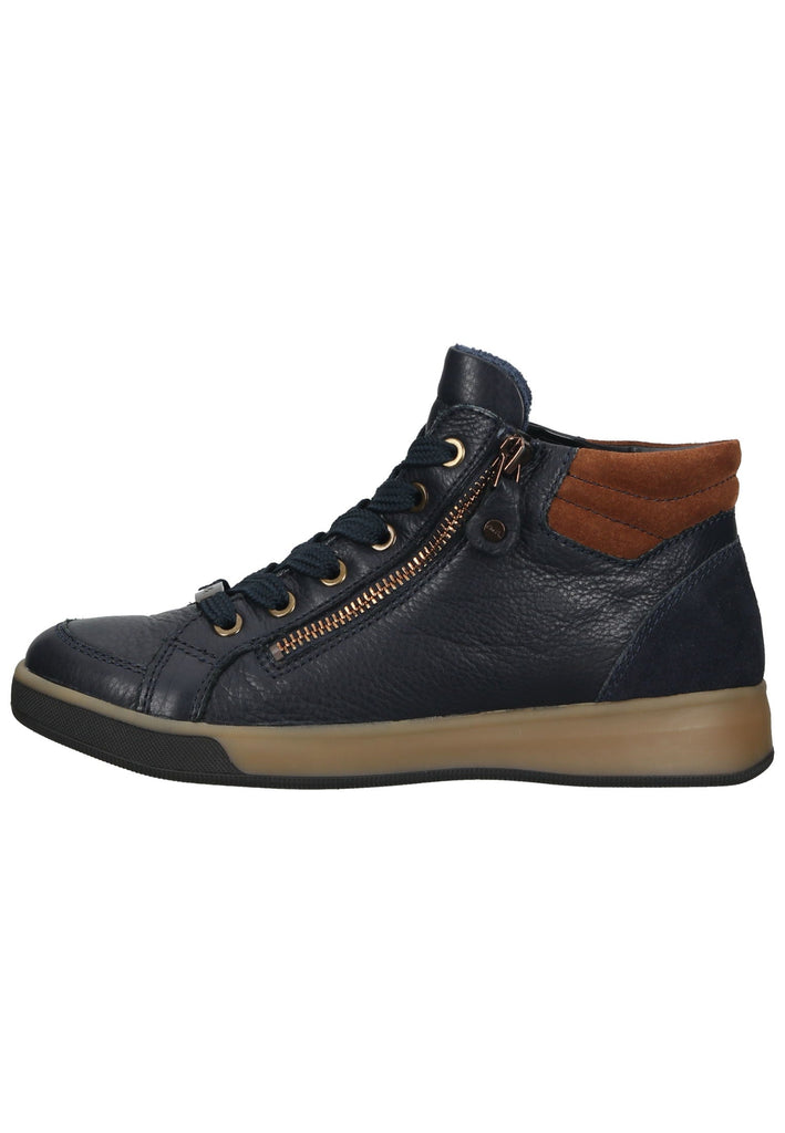 Sneaker ara Sneaker Leder Blau/Braun