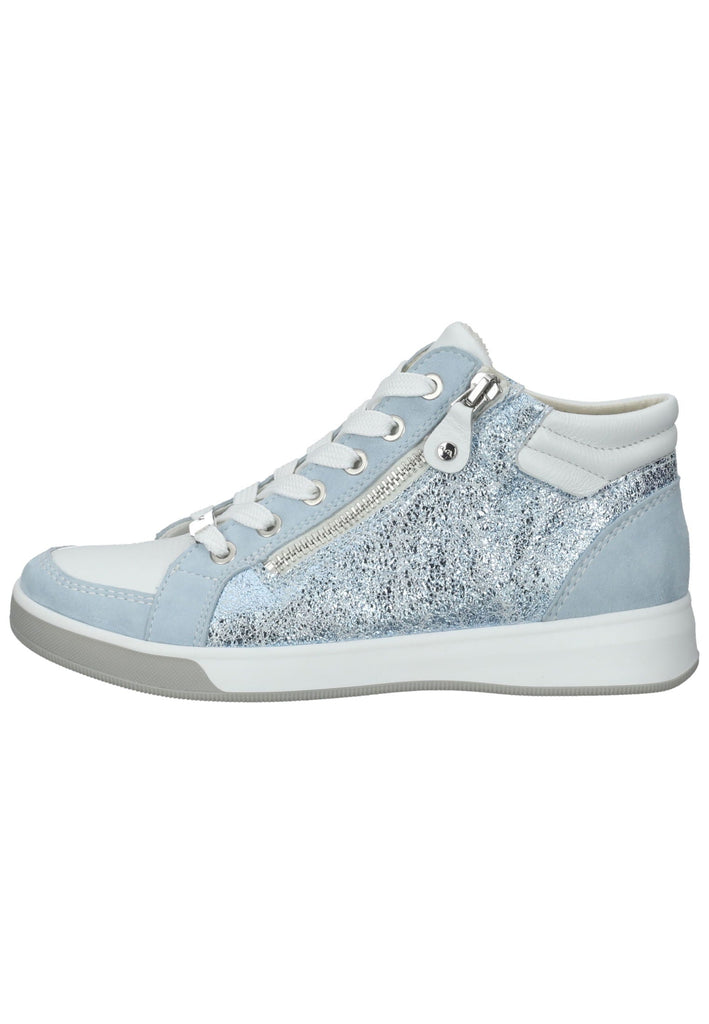 Sneaker ara Sneaker Leder Blau/Weiß