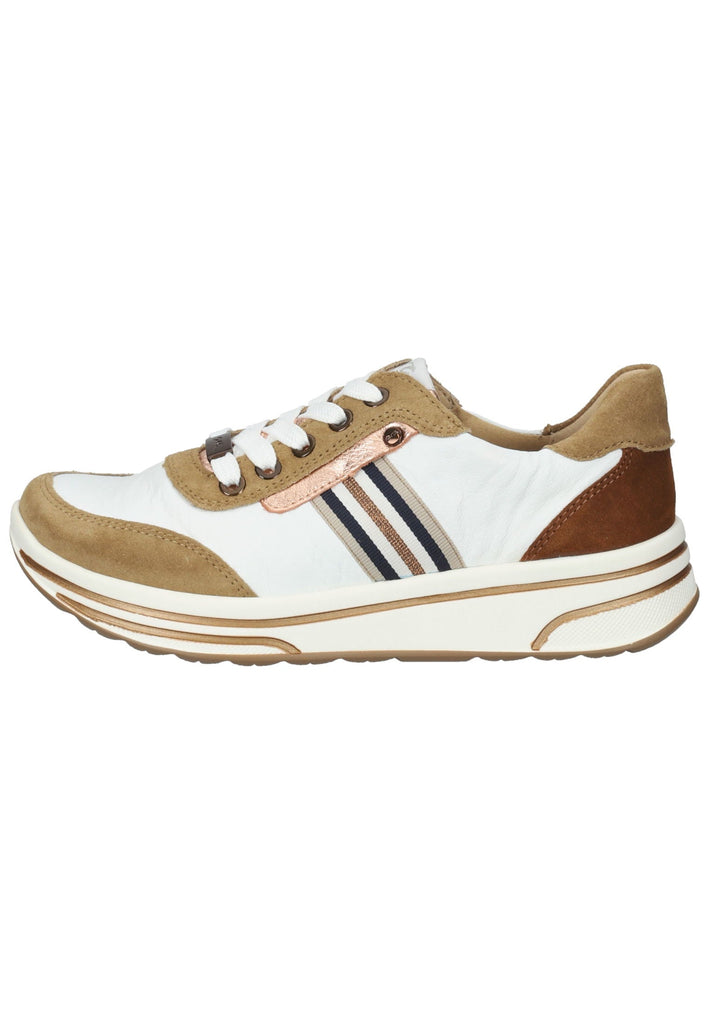 Sneaker ara Sneaker Leder Braun/Weiß