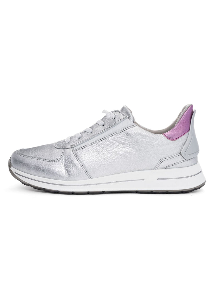 Sneaker ara Sneaker Leder Silber/Rosa