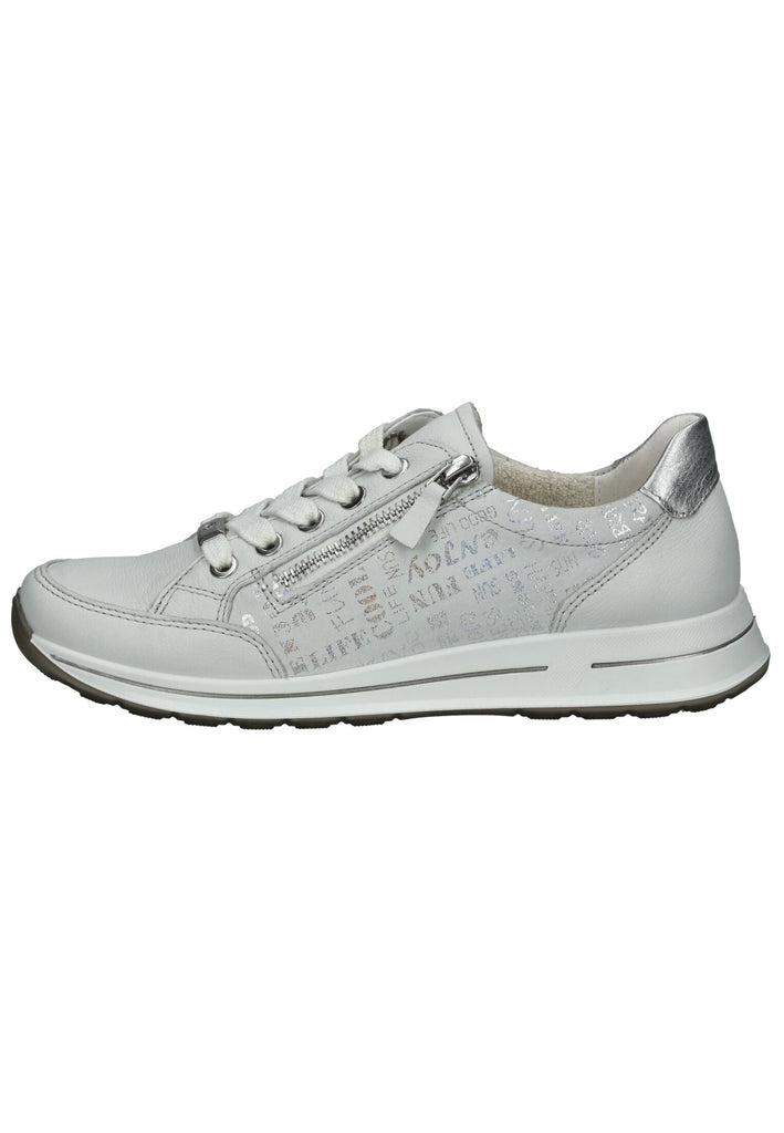 Sneaker ara Sneaker Leder Silber/Weiß