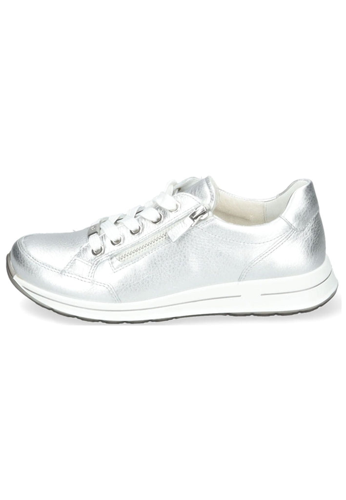 Sneaker ara Sneaker Leder/Textil Silber