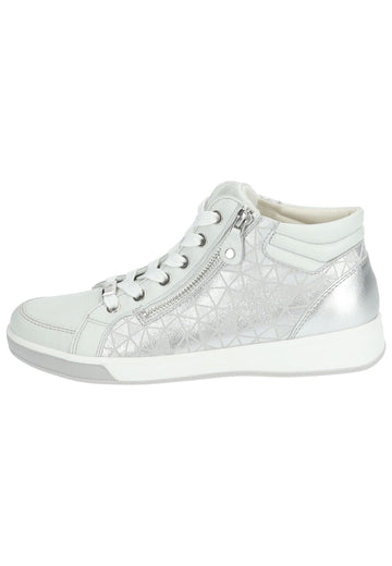 Sneaker ara Sneaker Leder Weiß/Silber