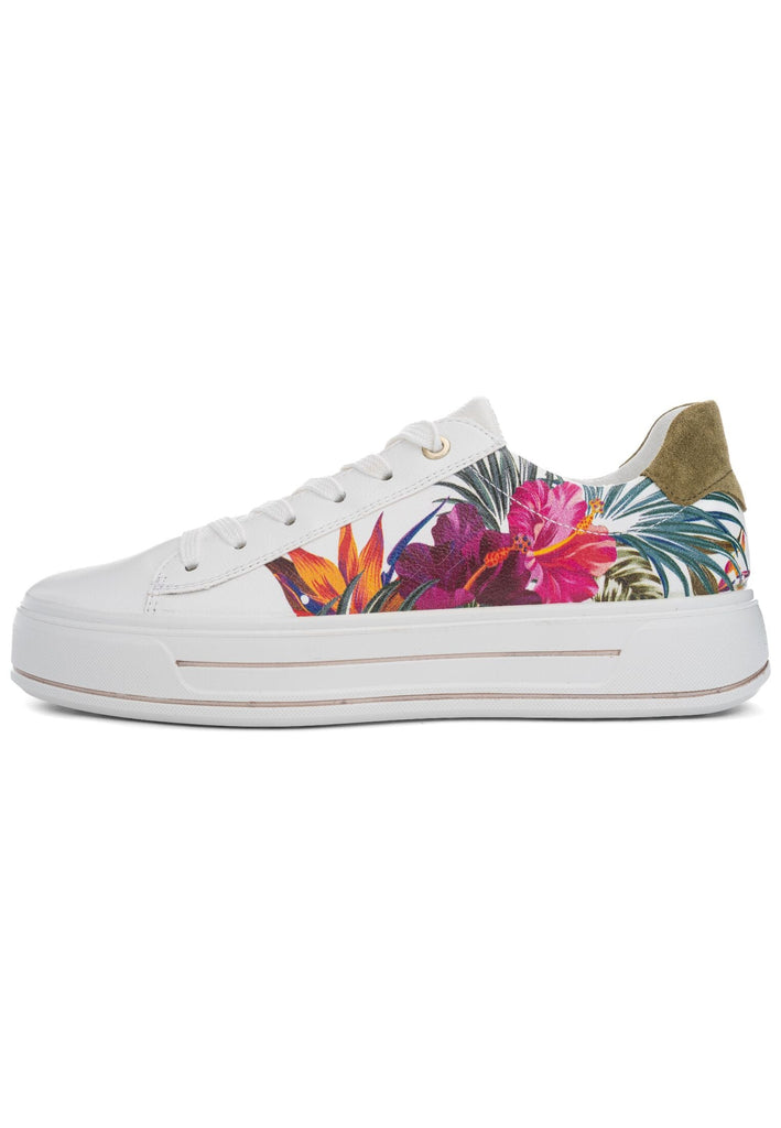 Sneaker ara Sneaker Lederimitat Weiß
