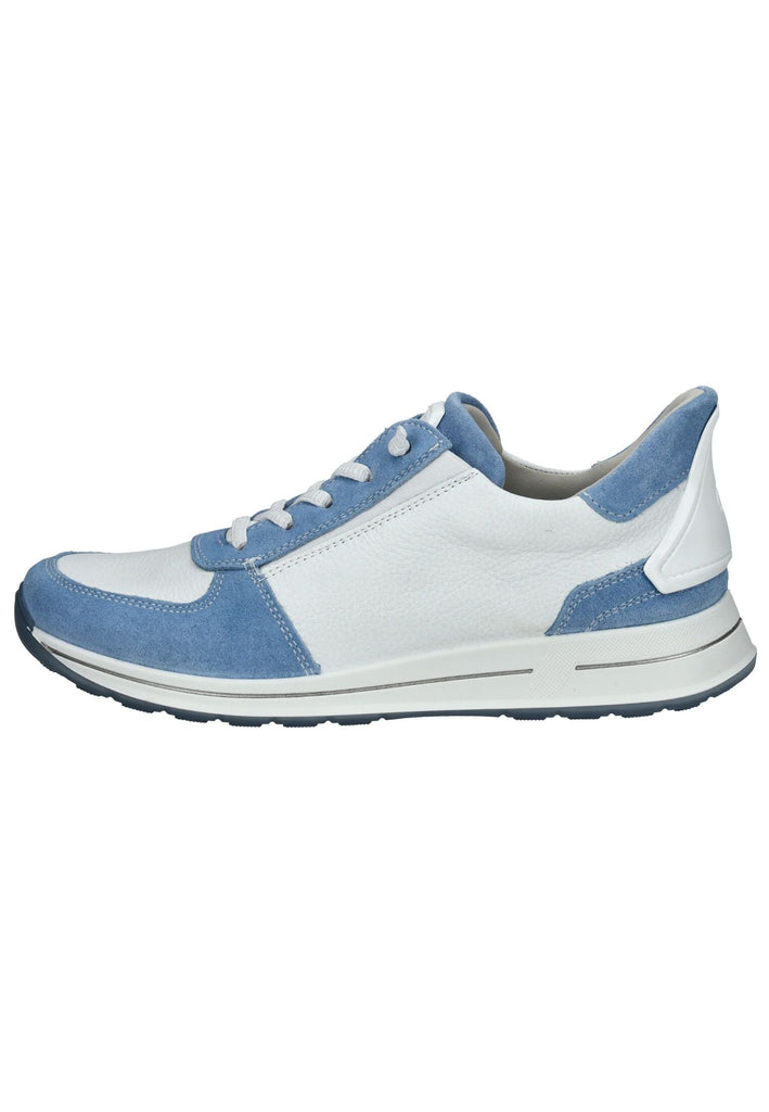 Sneaker ara Sneaker Veloursleder Blau/Weiß