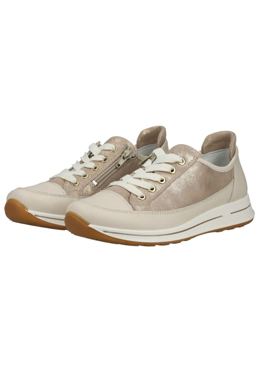 ara Sneaker Glattleder Beige