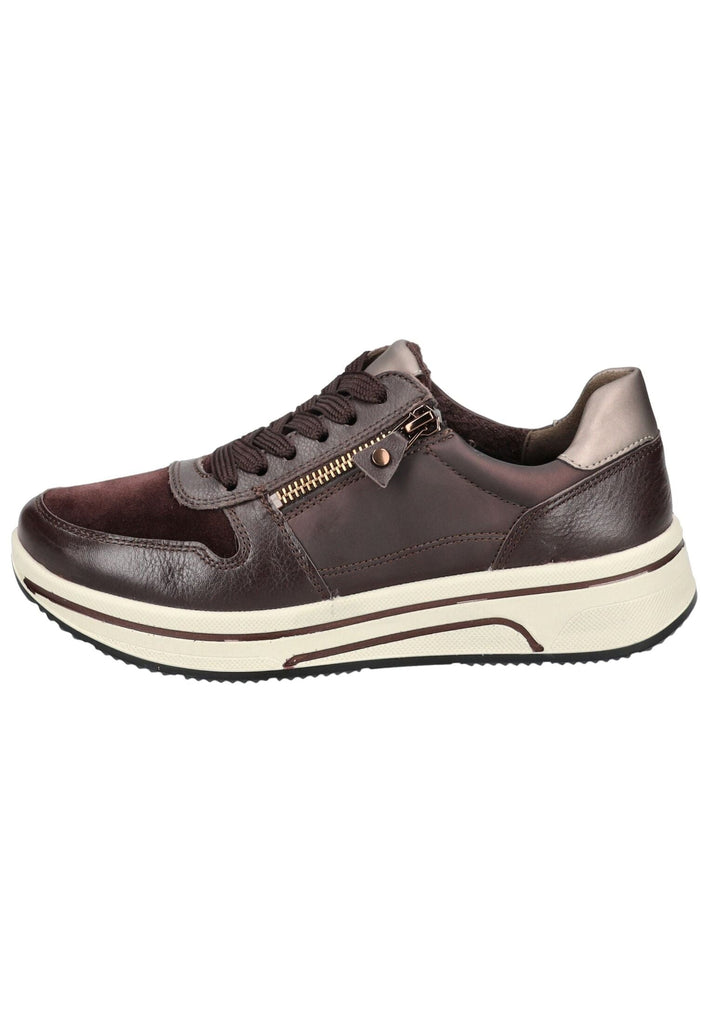 ara Sneaker Glattleder Marone