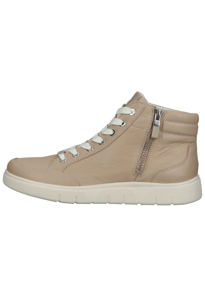 ara Sneaker Glattleder Sand