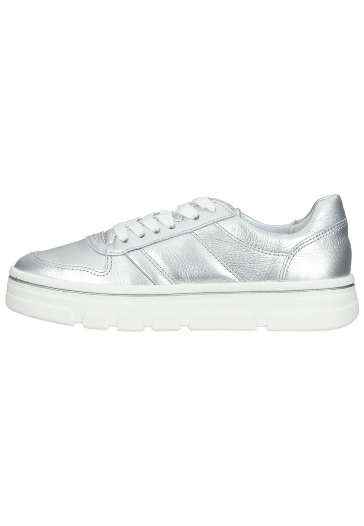 ara Sneaker Glattleder Silber