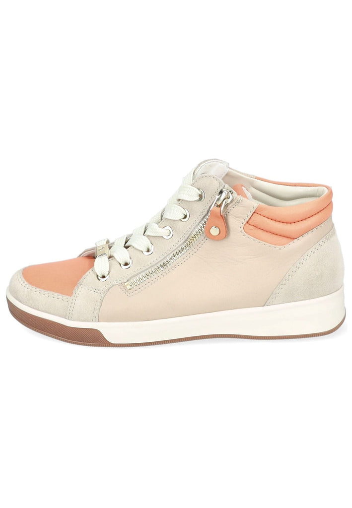 ara Sneaker Leder Beige/Orange