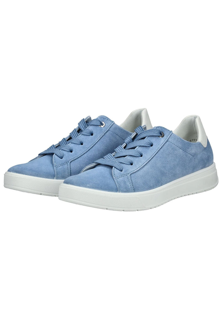 ara Sneaker Leder Blau/Weiß