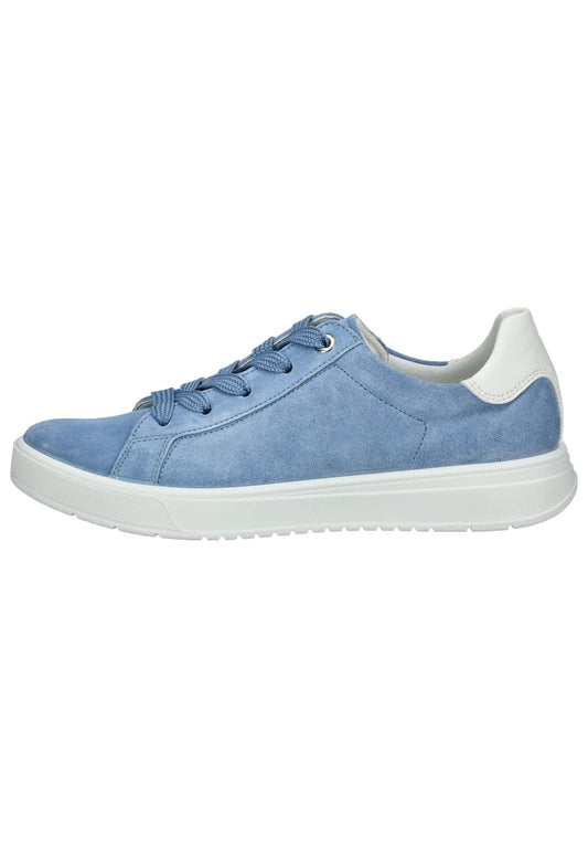 ara Sneaker Leder Blau/Weiß