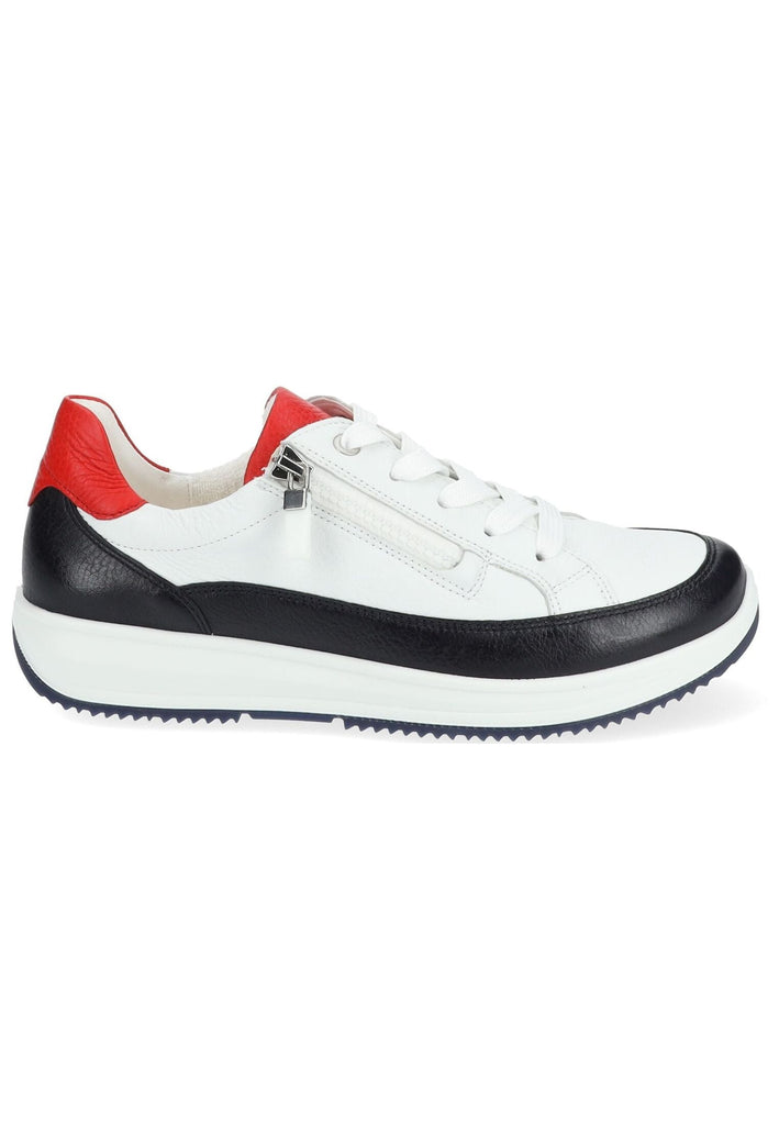 ara Sneaker Leder Blau/Weiß