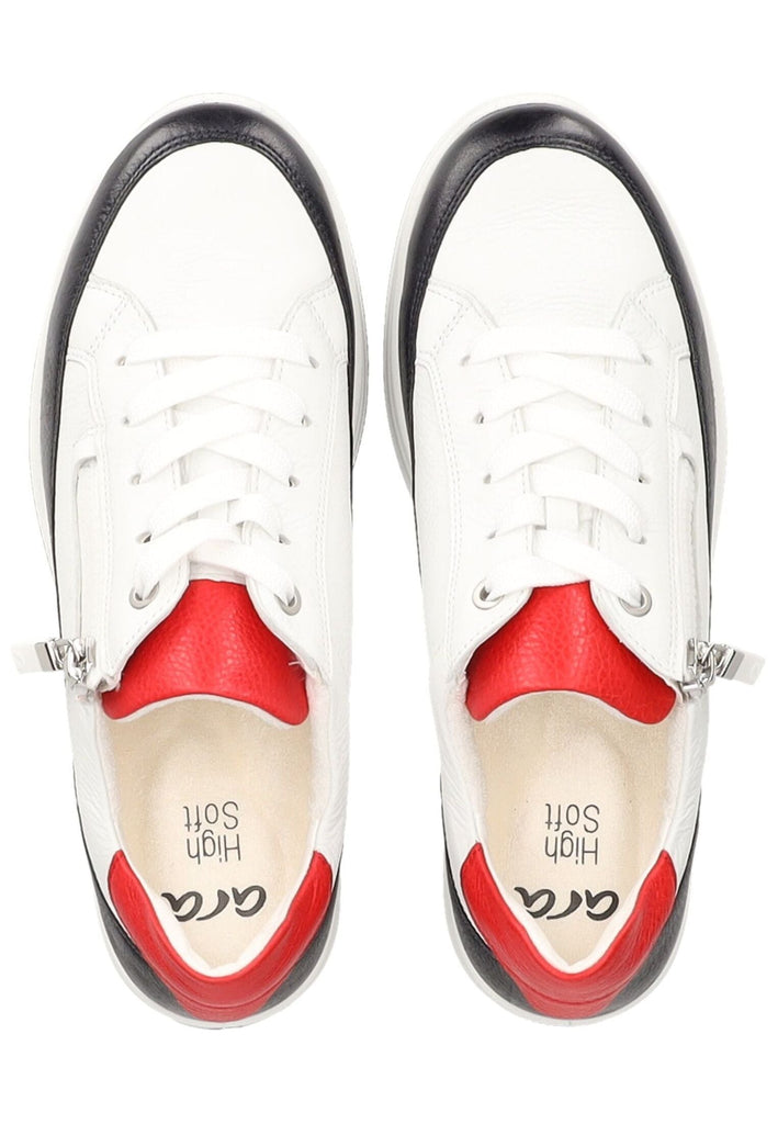 ara Sneaker Leder Blau/Weiß