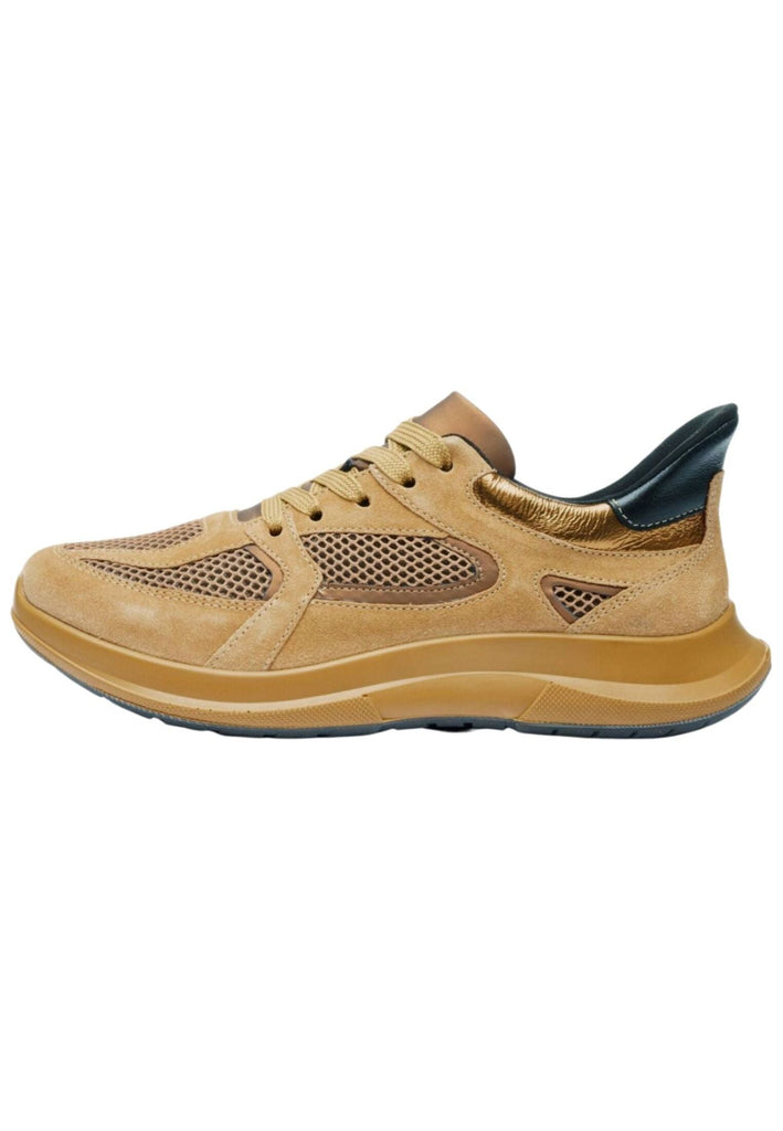 ara Sneaker Leder Dunkelbeige