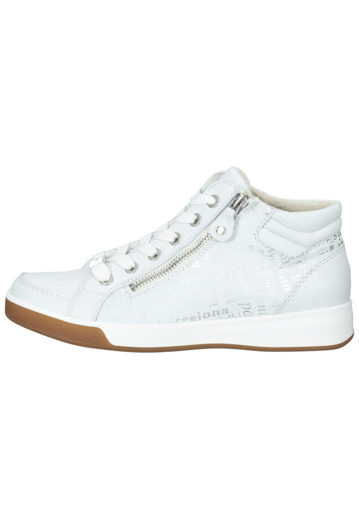 ara Sneaker Leder Hellgrau