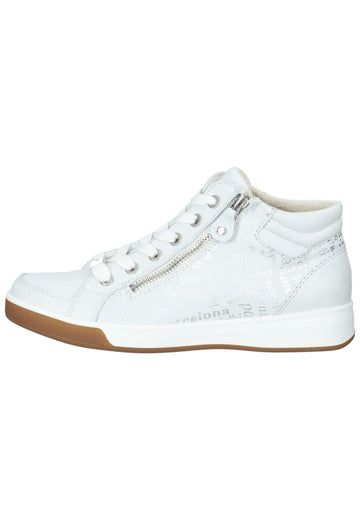 ara Sneaker Leder Hellgrau
