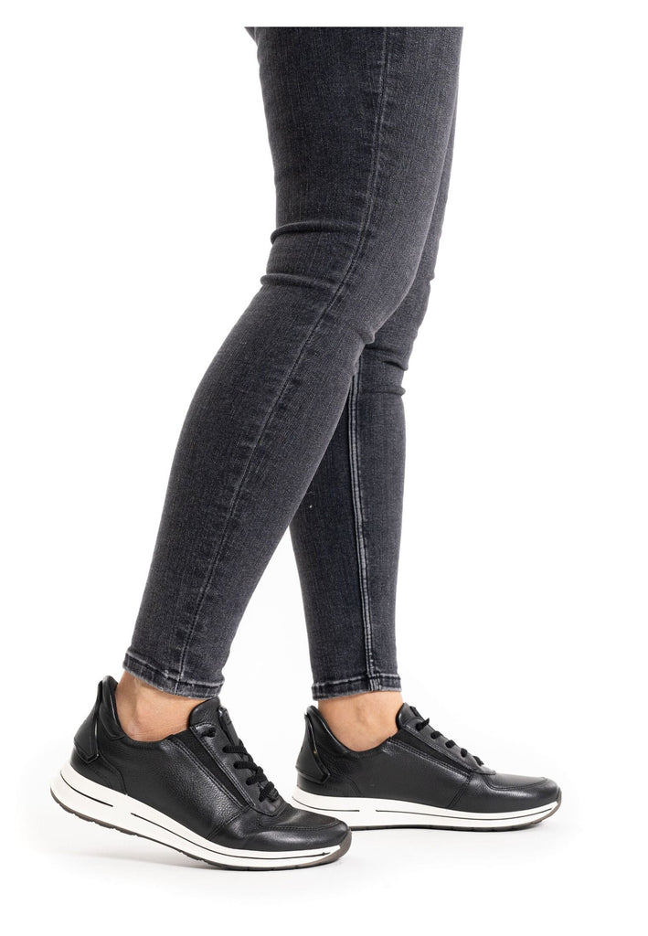 ara Sneaker Leder Schwarz