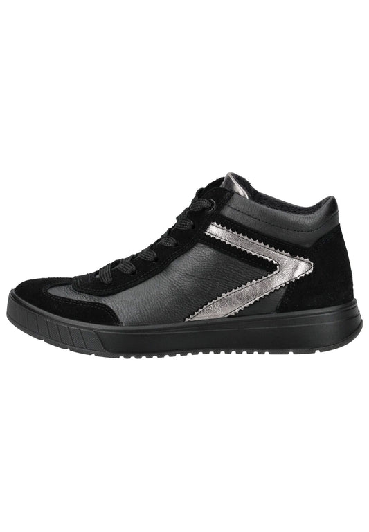 ara Sneaker Leder Schwarz Kombi
