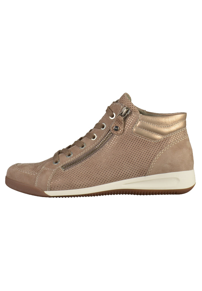 ara Sneaker Leder Taupe