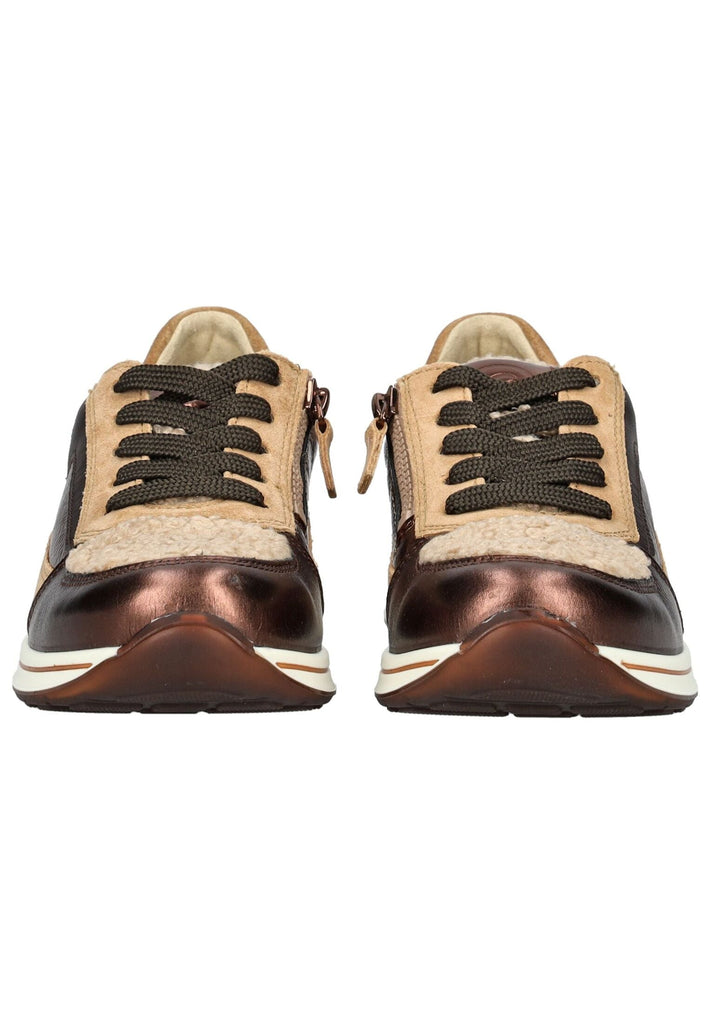 ara Sneaker Leder/Textil Bronze Warmfutter