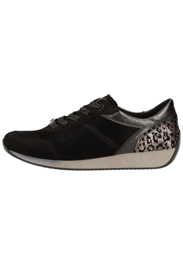 ara Sneaker Leder/Textil Schwarz