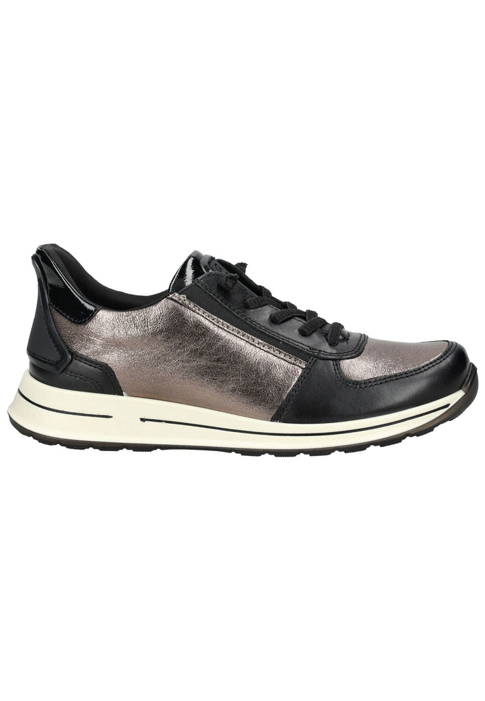 ara Sneaker Leder/Textil Schwarz Kombi