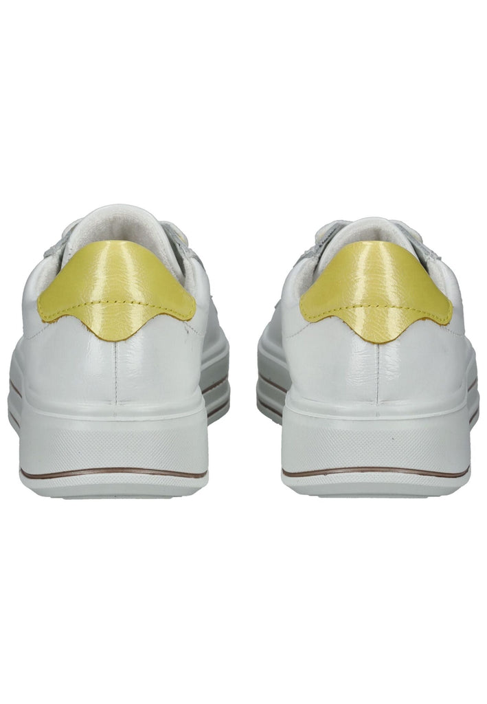 ara Sneaker Leder Weiß/Gelb
