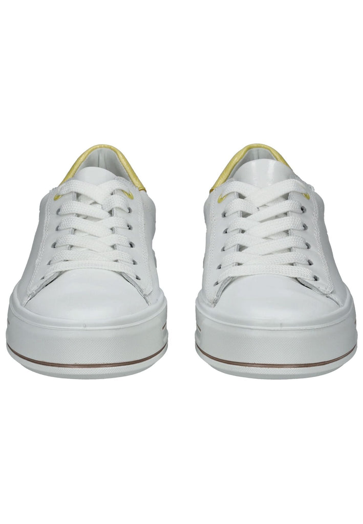 ara Sneaker Leder Weiß/Gelb