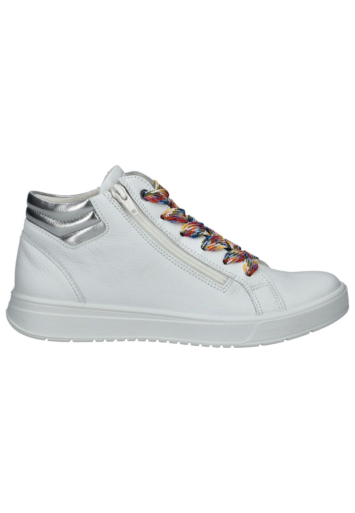 ara Sneaker Leder Weiß/Silber