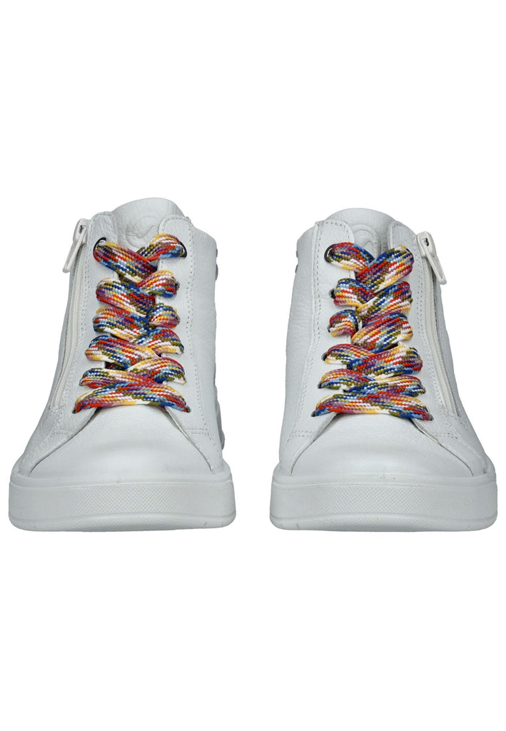 ara Sneaker Leder Weiß/Silber