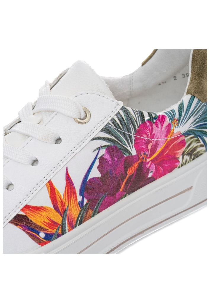 ara Sneaker Lederimitat Weiß