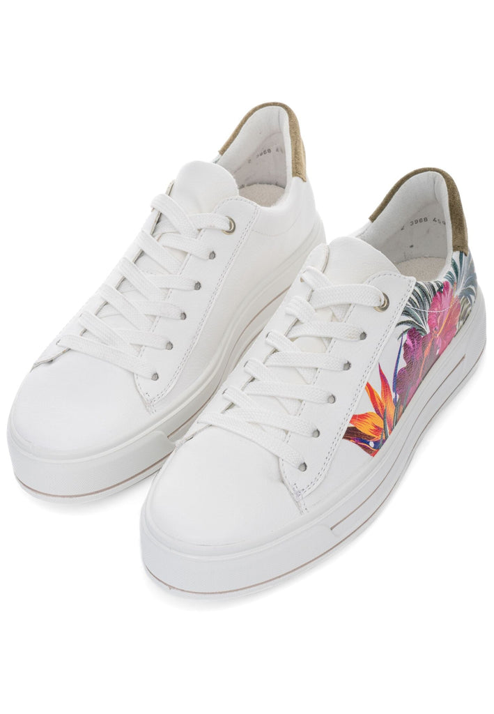 ara Sneaker Lederimitat Weiß