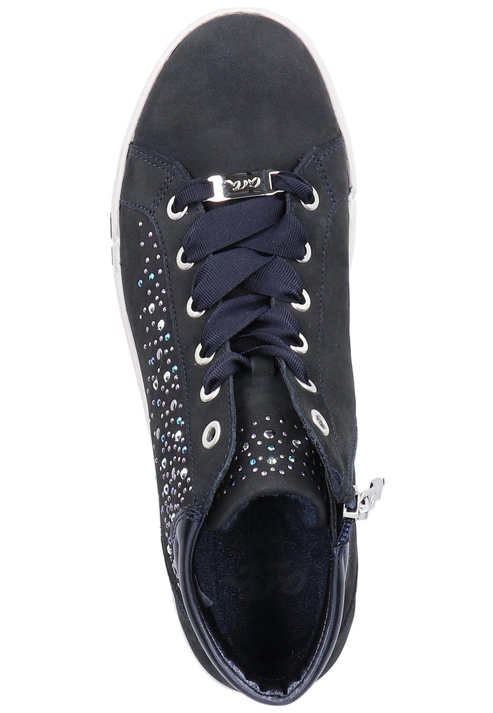 ara Sneaker Nubukleder Blau