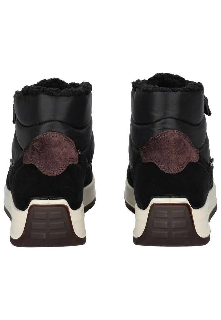 ara Sneaker Textil Schwarz/Braun Warmfutter