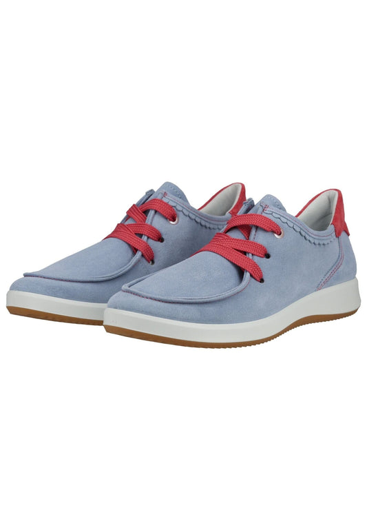 ara Sneaker Veloursleder Blau/Rot