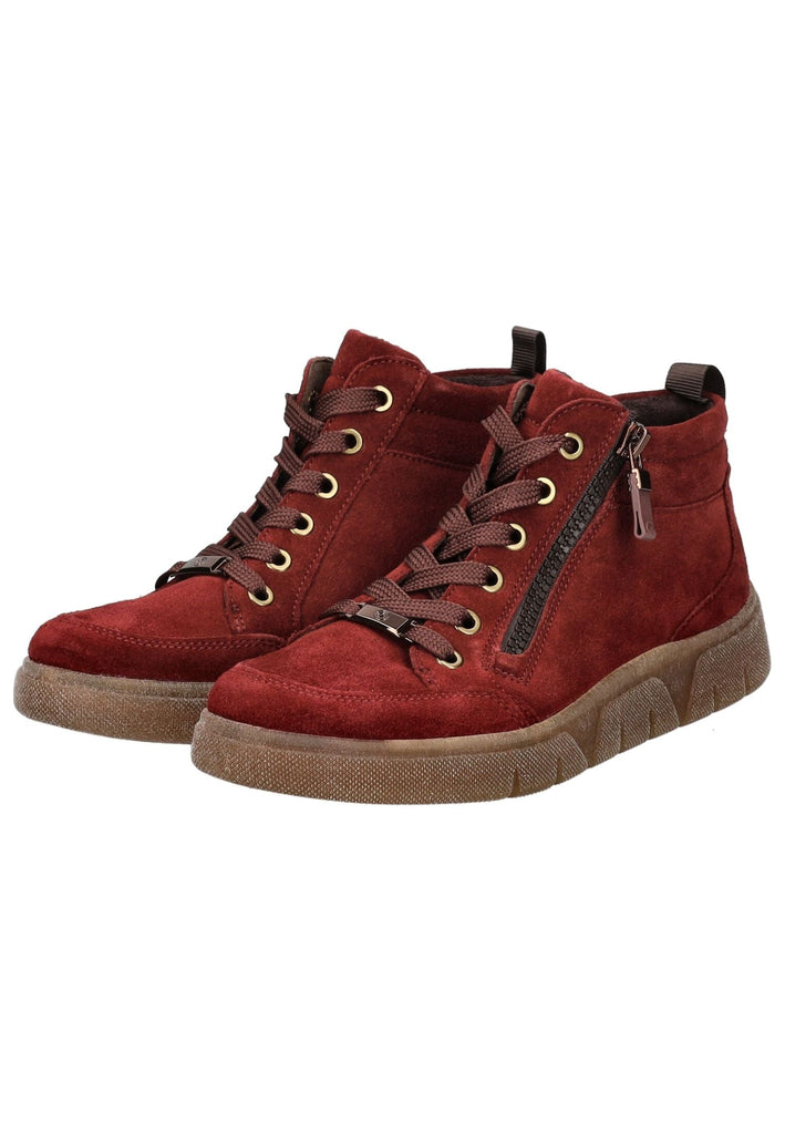 ara Sneaker Veloursleder Burgundy