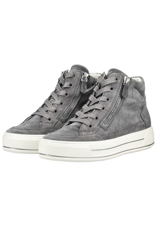 ara Sneaker Veloursleder Graphit