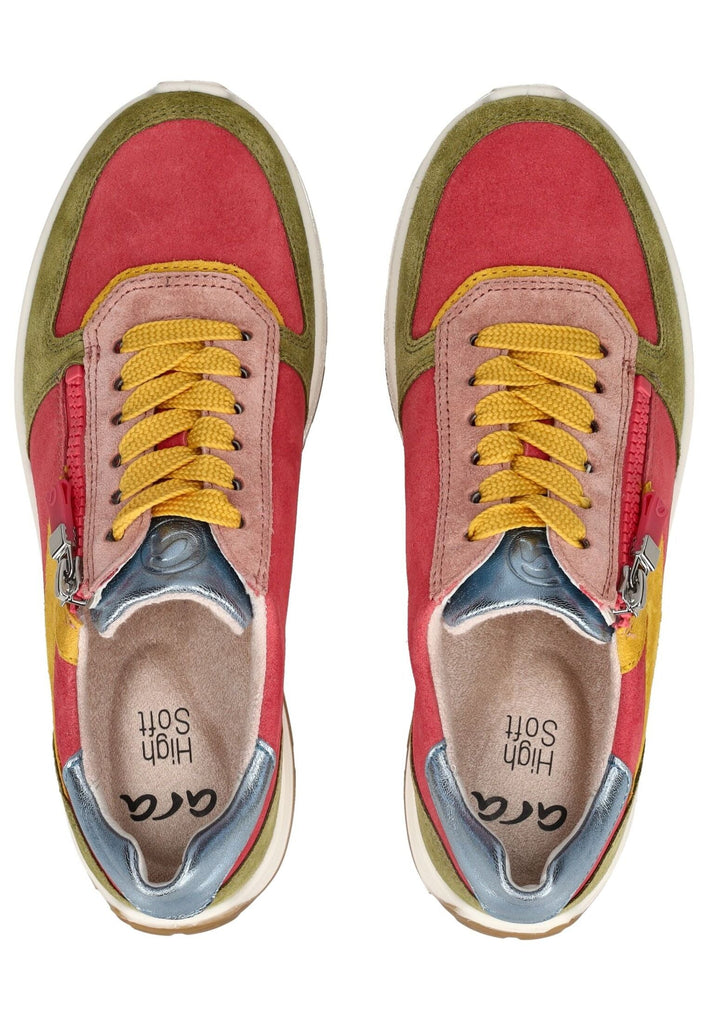 ara Sneaker Veloursleder Grün