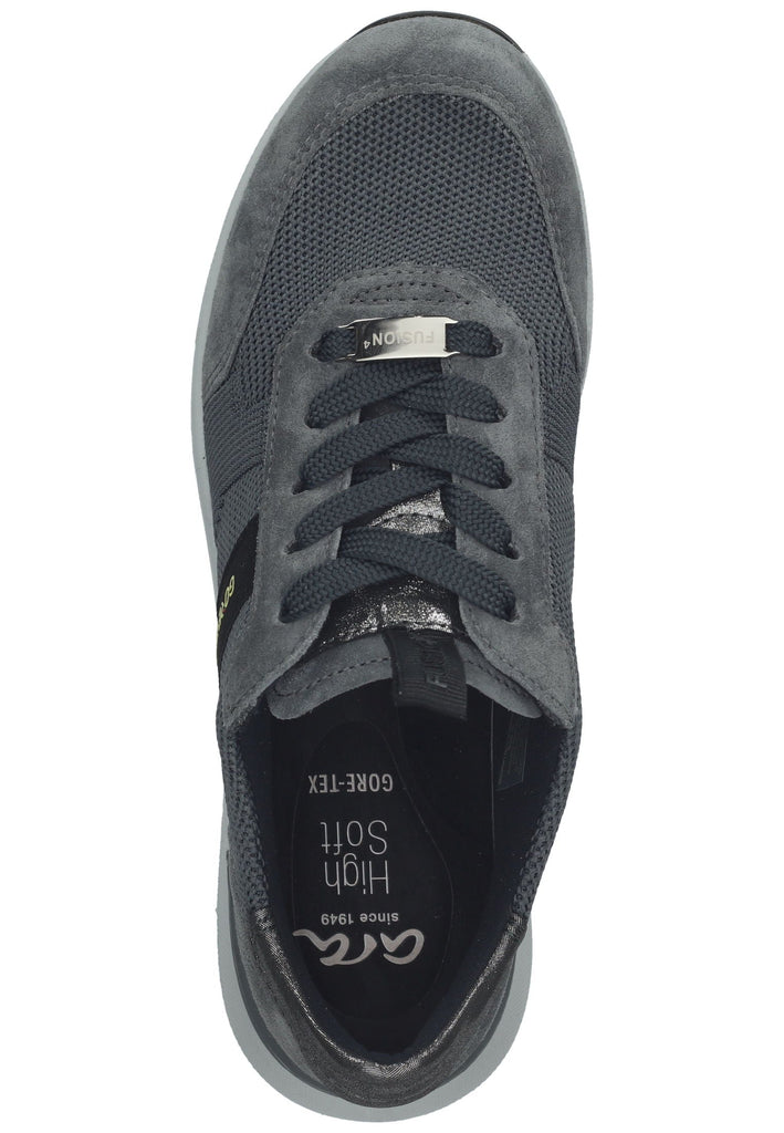 ara Sneaker Veloursleder/Textil Graphit