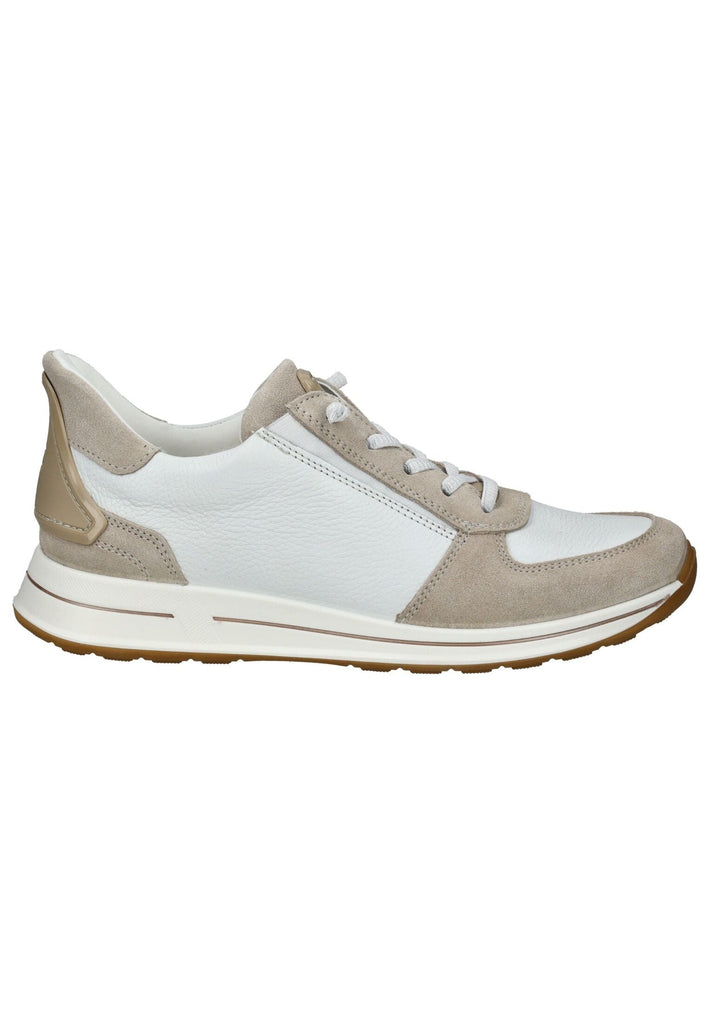 ara Sneaker Veloursleder Weiß/Beige