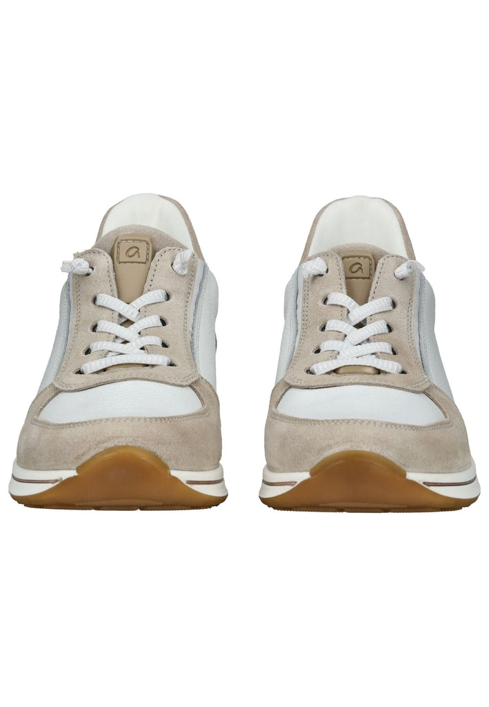 ara Sneaker Veloursleder Weiß/Beige