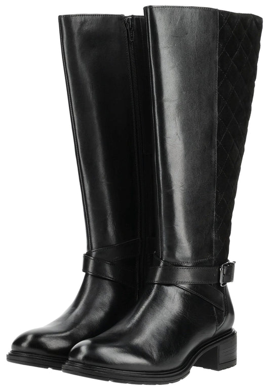 ara Stiefel Leder Schwarz