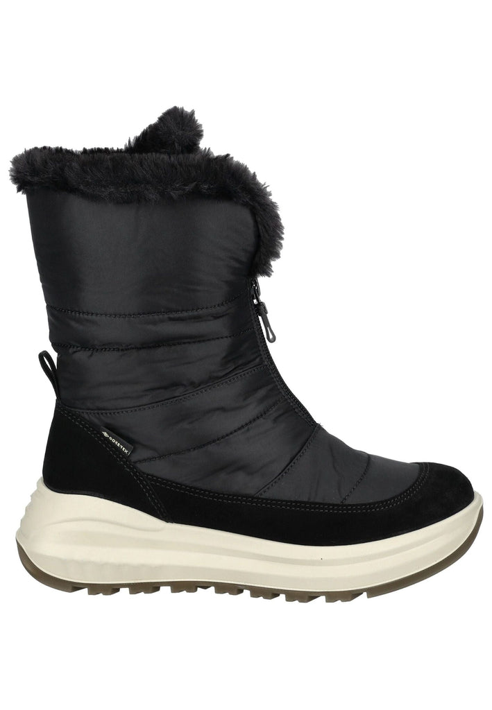 ara Stiefel Textil Schwarz Warmfutter