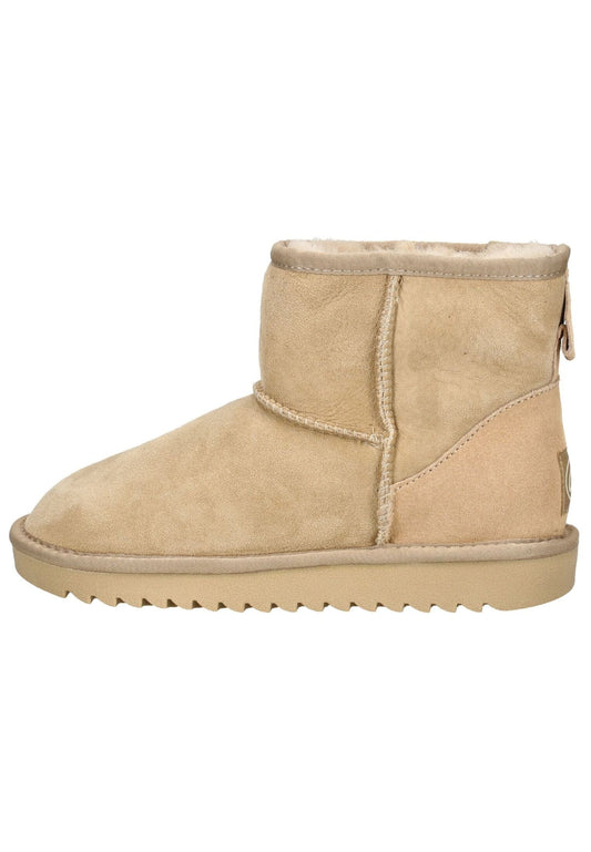 ara Stiefel Veloursleder Sand Warmfutter