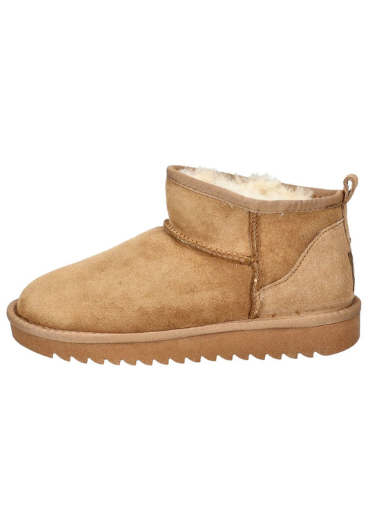 ara Stiefel Veloursleder/Textil Cognac Warmfutter