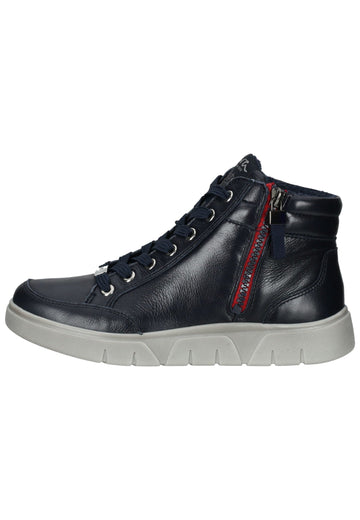 ara Stiefelette Leder Blau