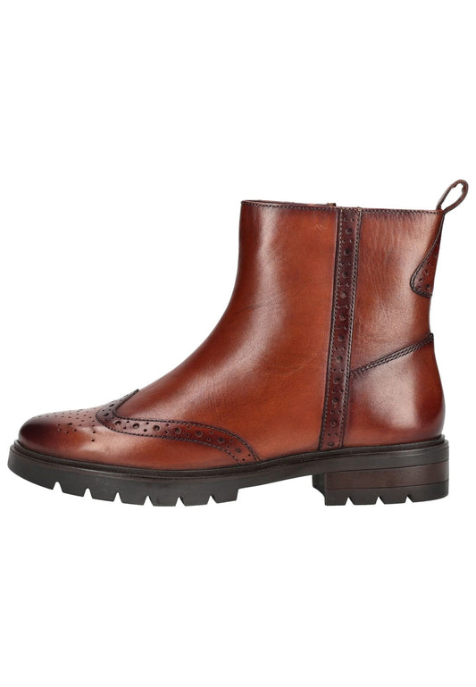 ara Stiefelette Leder Cognac